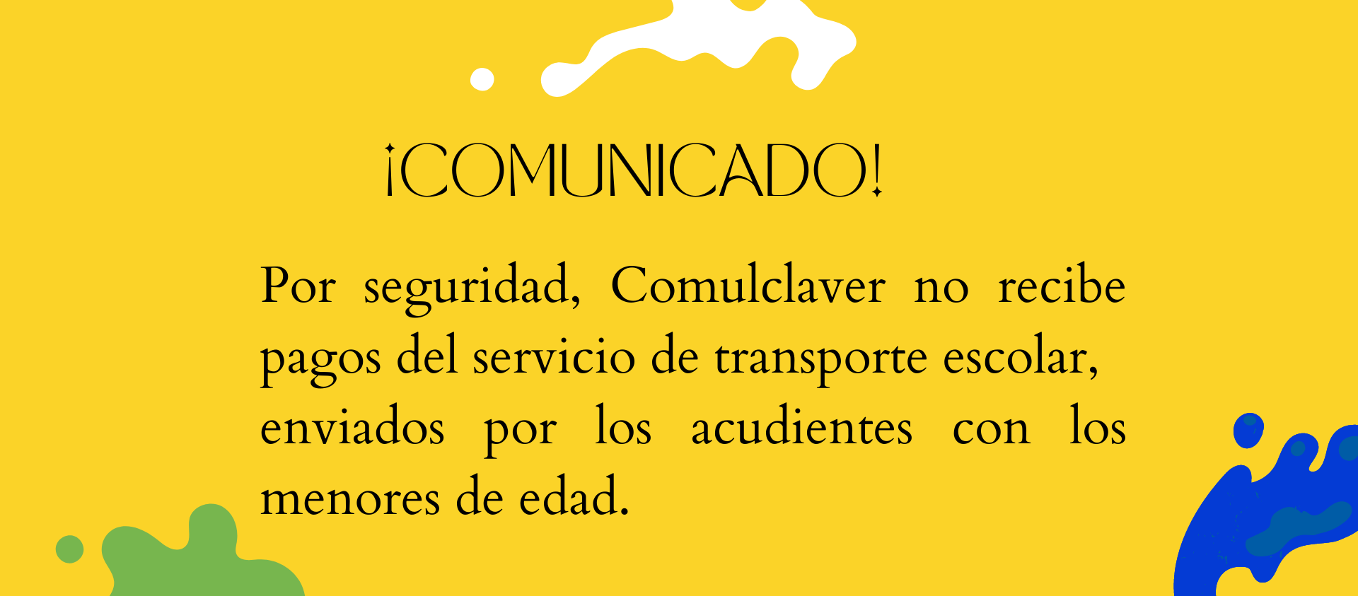COMUNICADO